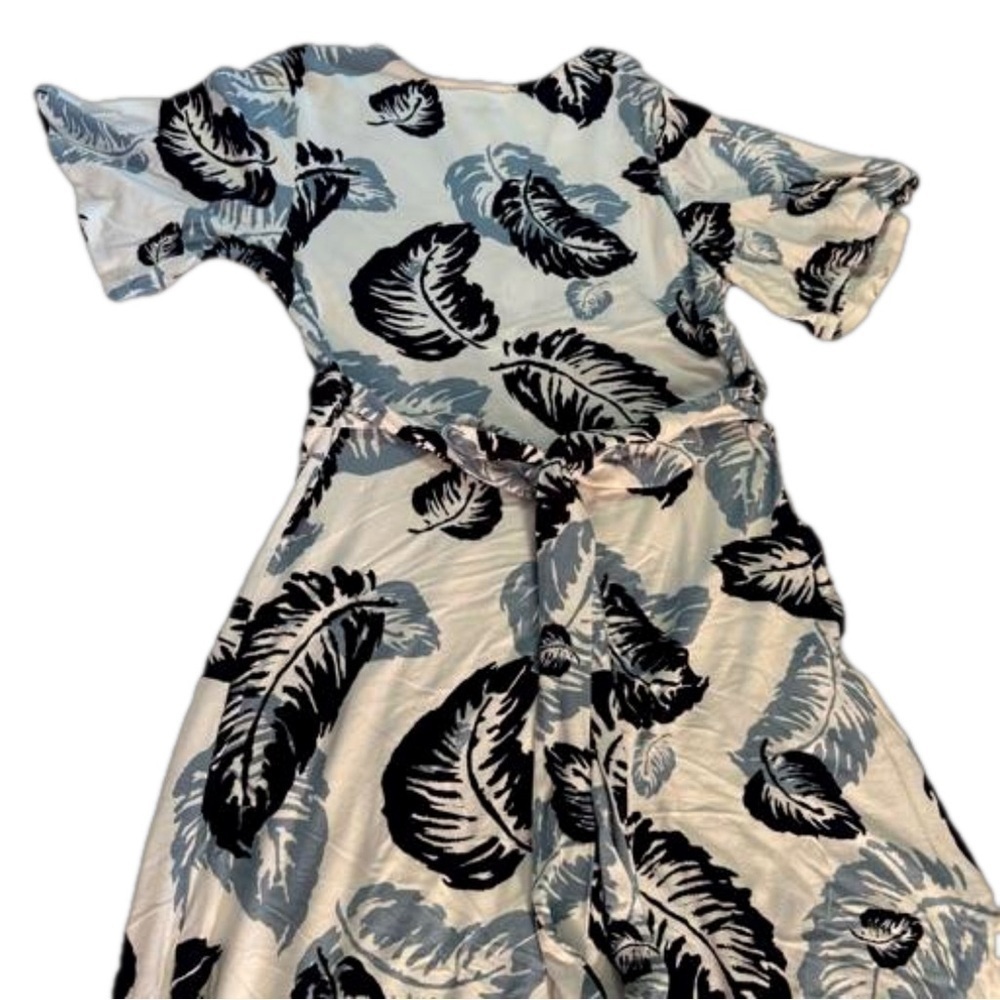 RP by Rachel Pally Blue Navy White Maxi Dress Size XS Ties in Back 58" Long NEW - Picture 8 of 11